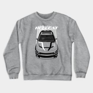 Charger Hellcat - Bright Transparent/Multi Color Crewneck Sweatshirt